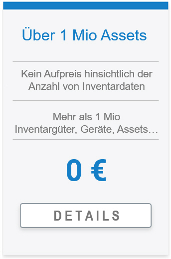 Inventarverwaltungsoftware - Beliebig viele Daten. Keine Begrenzung